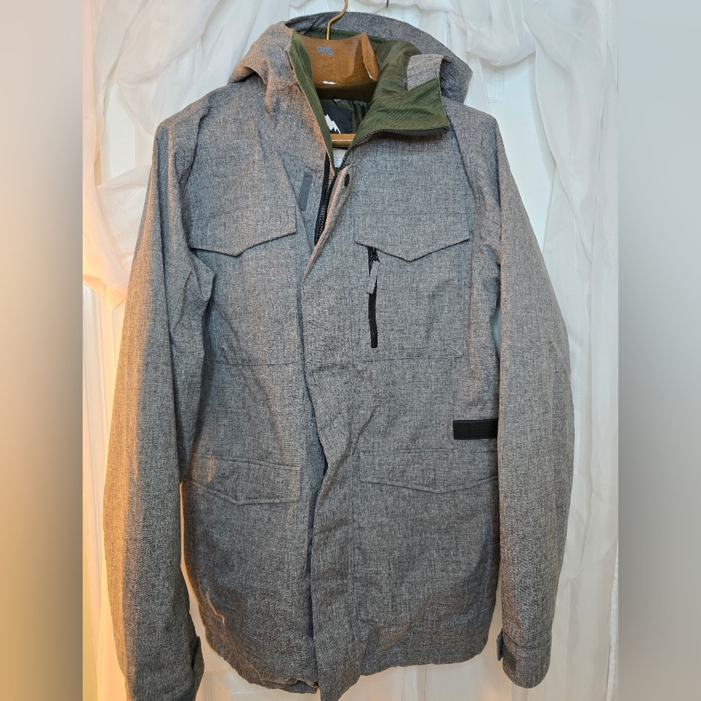 Burton Gray Military Field Jacket